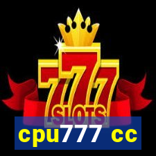 cpu777 cc